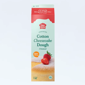Boulangerie à la crème non laitière Coton de qualité supérieure Pâte à gâteau au fromage Goût 1KG Bon prix pour les fabricants et les détaillants - Product Image 1
