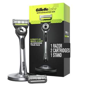 Repuestos de Cuchillas Triple Blade GilletteLabs Ultimate Precision Trimmer, Barra Exfoliante para Afeitadora Calefactable, 9 Repuestos para Rostro y Cuerpo Masculino - Product Image 2