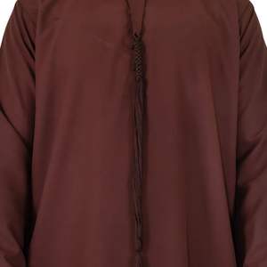 Thobe émirati haut de gamme rouille luxe Kandura traditionnel arabe porter élégant hommes Jubba doux et respirant tenue islamique moderne - Product Image 4
