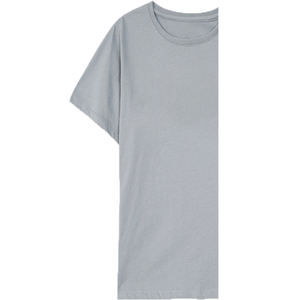 Nouveau T-shirt personnalisé pour femme, col rond, manches courtes, uni, anti-rides, écologique, respirant, en polaire gaufré - Product Image 6