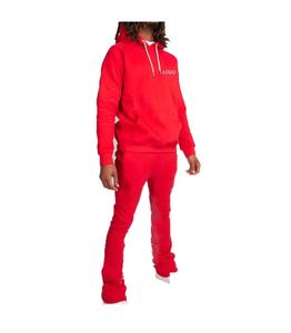 Sudaderas de hombre transpirables personalizadas de alta calidad, pantalones de chándal holgados de gran tamaño, Conjunto de sudadera con capucha, chándal apilado transpirable de talla grande - Product Image 3