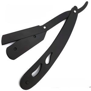 Ciseaux de barbier professionnels de couleur rouge et noire, droits, tranchants, en acier inoxydable, instrument de beauté, ciseaux à effiler Hosanna Surgical - Product Image 3