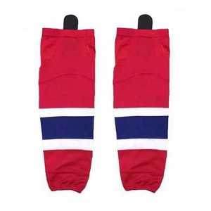 Calcetines antibacterianos desodorizantes de alta calidad, medias personalizadas de Color rosa, 100 poliéster, para Hockey sobre hielo, venta al por mayor - Product Image 3