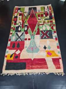 Best Quality Artistic Boujaad <b>Rug</b> Abstract Authentic Moroccan Handmade Berber Carpet Bohemian Wool <b>Rugs</b> <b>For</b> Large Living Room - Product Image 4