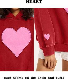 Sudadera con Capucha para Mujer de Alta Calidad a Bajo Precio, Gruesa, Pesada, Cómoda, de Corte Holgado, con Puños Elásticos Acanalados - Product Image 5