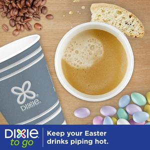 Dixie To Go Gobelets en papier jetables avec couvercles, 12 oz, multicolore, 60 pièces - Product Image 6