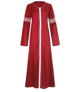 Vente chaude Femmes Islamiques Hijab Abaya À Manches Longues À La Mode Imprimé Vêtements D'extérieur Décontractés Élégant Abaya Islamique - Product Image 2