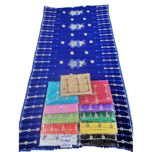 100% Châles en mousseline islamique de haute qualité, hijab musulman, motif floral, été, respirant, doux, léger, enveloppes en strass - Product Image 5