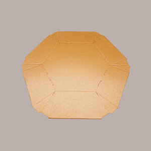 Panier en fibre dorée hexagonal, ensemble de 5 pièces, en papier, paniers cadeaux décoratifs, 380x300 H100 - Product Image 2