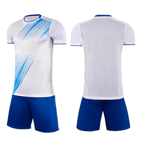 Maillot de football 100 % polyester imprimé par sublimation intégrale, uniforme d'entraînement pour équipe, style France, couleur personnalisable - Product Image 5