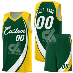 Vêtements de sport OEM de haute qualité, ensemble de maillot et de short de basket-ball personnalisé, respirant, motif 3D, vente en gros pour la saison estivale - Product Image 5