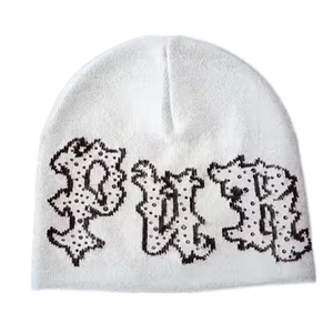 Haute qualité populaire hiver tricoté bonnet casquettes taille personnalisée chaud à la mode bonnet pour hommes femmes en gros broderie LogoCaps - Product Image 3