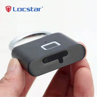 Serrure intelligente à empreintes digitales étanche Locstar, cadenas sans clé, boîte à clés, sac, valise, charge USB, étanche : IP65