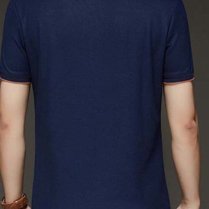 Polos de media cremallera para hombre de alta calidad 2025, camisas cómodas de algodón de talla grande con diseño de rayas elegantes, camisas transpirables y de secado rápido - Product Image 5