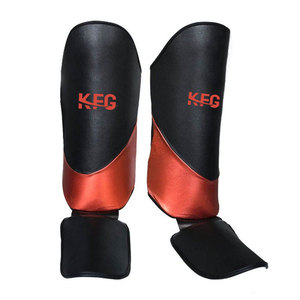 Protège-tibias de sport haut de gamme pour l'entraînement, avec design rembourré, pour la boxe, le kickboxing, les arts martiaux et la pratique quotidienne - Product Image 1