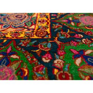 Gulmarg Floral Hand Knotted Silk Rugs SKSZ-01 for Home Use-Rectangle Living Room Carpet with Abstract <b>Puzzle</b> Hallway Patterns - Product Image 3