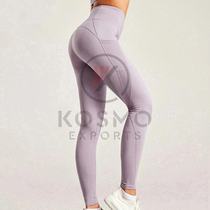Compresión Control de barriga Cintura alta Bolsillo Gimnasio Fitness Levantamiento de glúteos Medias Pantalones de yoga sin costuras Leggings de entrenamiento para mujeres - Product Image 4