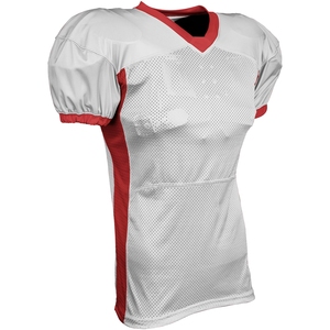 Venta al por mayor de camisetas de fútbol americano personalizadas tela de malla de poliéster transpirable secado rápido impresión por transferencia de calor uniforme OEM - Product Image 5