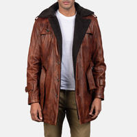 Vêtements d'extérieur pour hommes, manteau long en fourrure pour hommes, veste d'hiver, manteau respirant personnalisé pour l'hiver, vente en gros