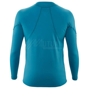 Ropa de protección solar transpirable de poliéster para hombre de alta calidad para gimnasio Fitness Rash Guard para traje de baño para actividades al aire libre - Product Image 3