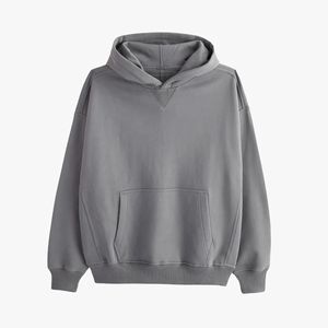 Haute qualité poids lourd en vrac acheter plaine sweats à capuche fournisseur personnalisé surdimensionné hommes français éponge hiver pull broderie sweats à capuche - Product Image 1