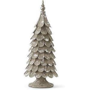 Árbol de Navidad de Metal de alta calidad Diseño de lujo Hecho a mano Diseño de hoja de corte láser dorado Árbol de Navidad grande - Product Image 3