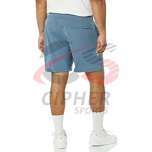 Pantalones cortos de gimnasio para correr con logotipo personalizado, entrenamiento de sudor, entrenamiento, Fitness, deportes atléticos, poliéster, pantalones cortos de gimnasio informales para hombre - Product Image 2