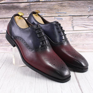 Chaussures habillées en cuir pour hommes, style classique, plusieurs couleurs (noir, marron, bleu), vente en gros pour le marché mondial - Product Image 2