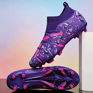 Zapatos de fútbol de caña baja para niños, cómodos y ligeros, ideales para el entrenamiento y deportes de adolescentes, con tacos pequeños. - Product Image 2