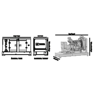 Generador Diésel Delta Jen DJ-YD-50 50kVA 45kW Yangdong, 400V Trifásico, con Carcasa Insonorizada - Product Image 3