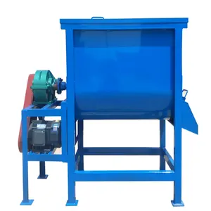 Horizontal mixer breeding equipment multifunctional household small cattle sheep forage dry powder feed mixer mixing machine