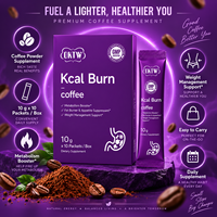 OKTW Kcal Burn Café en Poudre : Stimulant Métabolique, Coupe-Faim, Gestion du Poids, Complément Alimentaire, Marque Privée