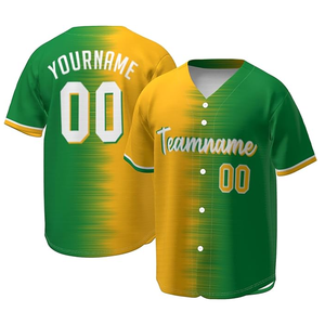 Camisa de béisbol Venta al por mayor Uniforme de softbol para adultos Uniforme de béisbol transpirable de alta calidad de color sólido - Product Image 1