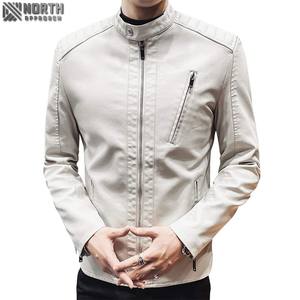 2025 chaquetas de cuero para hombre con logotipo personalizado de alta calidad nueva llegada OEM/ODM chaquetas de cuero de moda para hombre - Product Image 2