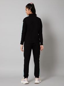 Vêtements Logo personnalisé vêtements élégant coton 2 pièces ensemble formation Jogger porter à capuche survêtements pour femme - Product Image 2