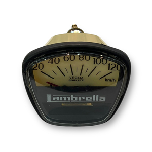 มาตรวัดความเร็วรถมอเตอร์ไซค์ Lambretta GP150 ระยะทาง 120 กม.  ใหม่ ทำจากพลาสติก - Product Image 3
