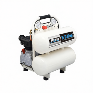 Compresseur d'air statique à piston pulvérisateur à gaz Pulsar PCE6050T 380V, pompe à piston lubrifiée - Product Image 3