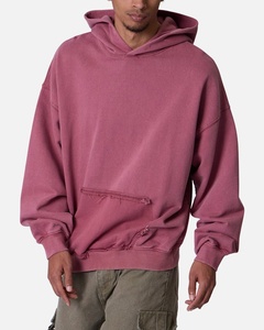 Sweat-shirts d'hiver oversize en polaire tendance, en polyester/coton, anti-plis, pour homme, style décontracté à épaules tombantes, prix abordable - Product Image 1