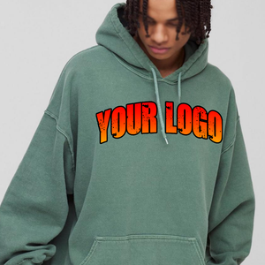 Sudadera con Capucha para Hombre, Estilo Grueso de Algodón, Alta Calidad, Lisa, Estilo Urbano, con Logotipo Personalizado - Product Image 3