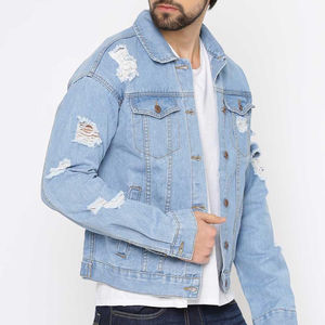 Veste en jean classique à boutons sur le devant pour homme - Streetwear Mode d'hiver 100% coton Tissu doux Coupe régulière - Product Image 5