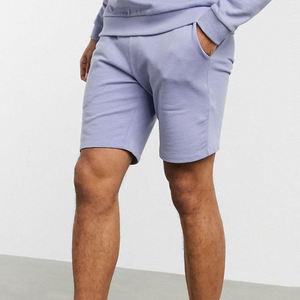 Ensemble de vêtements de sport décontractés pour hommes en 2 pièces pour l'été, tissu en molleton, sweat-shirt surdimensionné et short slim, séchage rapide, logo personnalisé, polyester/coton - Product Image 4