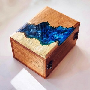 Caja de Cosméticos de Madera Ecológica Artesanal y Regalos para Colgar en la Pared Hechos en India - Product Image 4