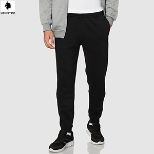 ชุดกีฬากันเหงื่อสำหรับวิ่งแนววินเทจของผู้ชายชุดวอร์มเอวยางยืดแบบแบนสไตล์หน้าเรียบมีลายสำหรับทำกิจกรรมกลางแจ้ง - Product Image 5