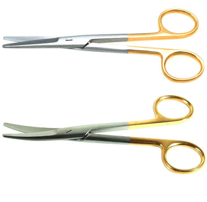 Tijeras de disección TC Mayo de acero inoxidable estándar alemán Clip manual para grapadora de piel y uso quirúrgico - Product Image 1