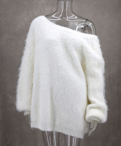 Suéter de Mohair para Mujer, Cuello Redondo, Diseño de Fábrica, Personalización al por Mayor, Tejido, Nuevo Suéter de Mohair para Mujer - Product Image 1
