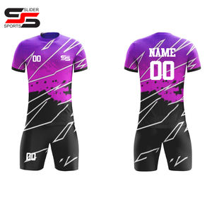 Ensemble complet d'uniformes maillots de football maillots de football pour enfants sublimé avec logo personnalisé entraînement d'équipe short pour enfants - Product Image 4