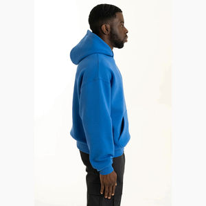 Sweat-shirts et hoodies pour hommes en coton 100% de qualité supérieure, coupe ample, impression personnalisée du logo, qualité lourde, tissu français - Product Image 4