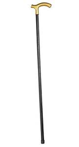 Canne traditionnelle en laiton massif avec poignée classique pour le soutien quotidien de la marche des personnes âgées, confiance - Product Image 2