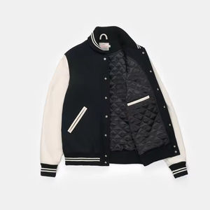 Écussons de broderie personnalisés OEM veste universitaire de baseball Letterman de haute qualité pour hommes veste d'hiver unisexe pour hommes - Product Image 1