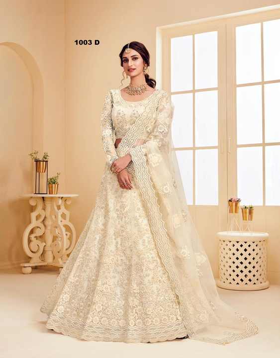 Designer Engagement & Hochzeits feier tragen Neueste Top Qualität Heavy Net Braut Lehenga Choli Best Rate Lieferant aus Indien